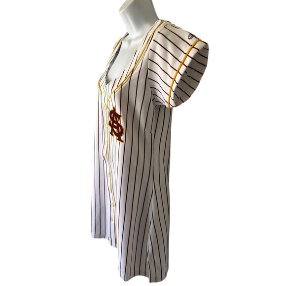 Arizona State University Baseball Jersey Dress Reggie Jackson#24 Women's L NWT - Picture 2 of 13